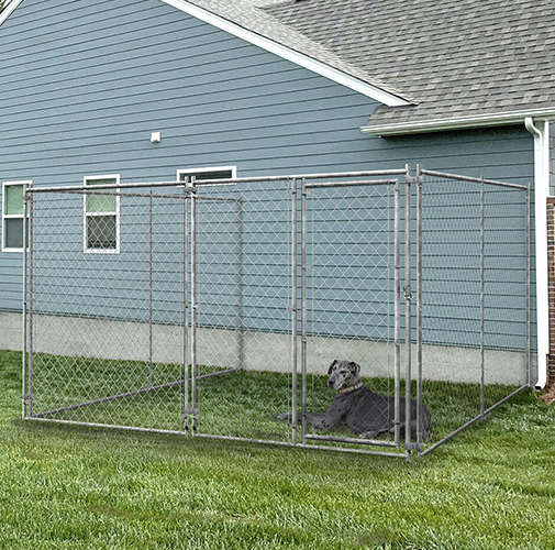 Outdoor dog shop kennel menards